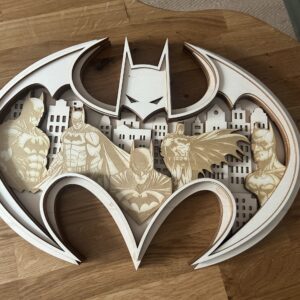 Batman laser cut design