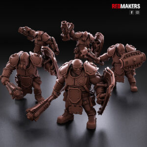 Redmakers Abhuman Giants in Heavy Armor - Imperial Force