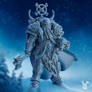 Ulfrik Thunder Voice 28mm 3D printed sci-fi warrior miniature