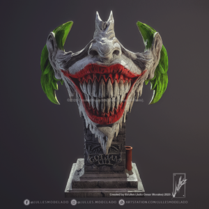 batman joker face